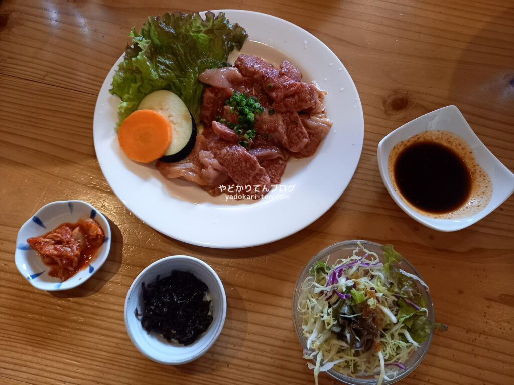 石垣島大昌園のミックス焼肉定食